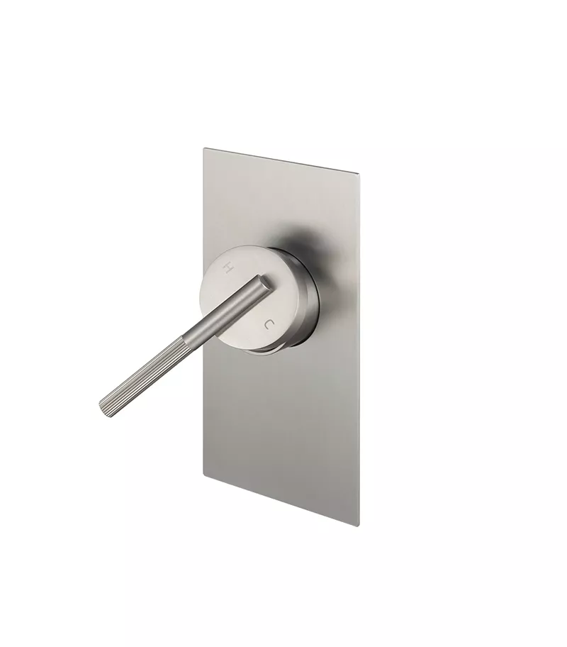 CADDENCE Brushed Nickel Wall Mixer Sideview