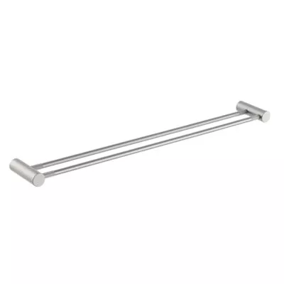 CADDENCE Double Towel Rail - Brushed Nickel