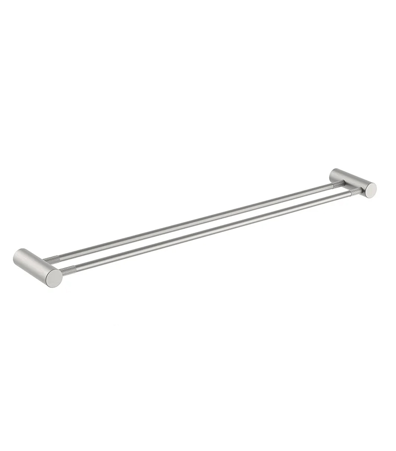 CADDENCE Double Towel Rail - Brushed Nickel