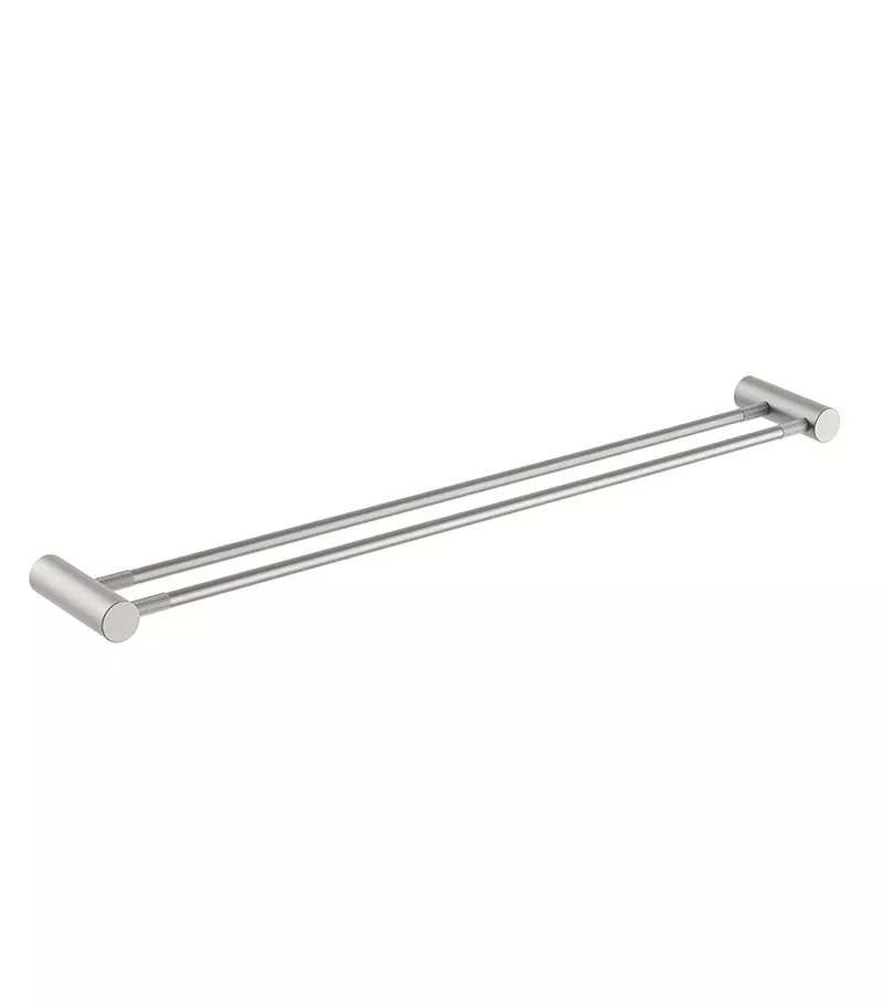 CADDENCE Double Towel Rail - Brushed Nickel