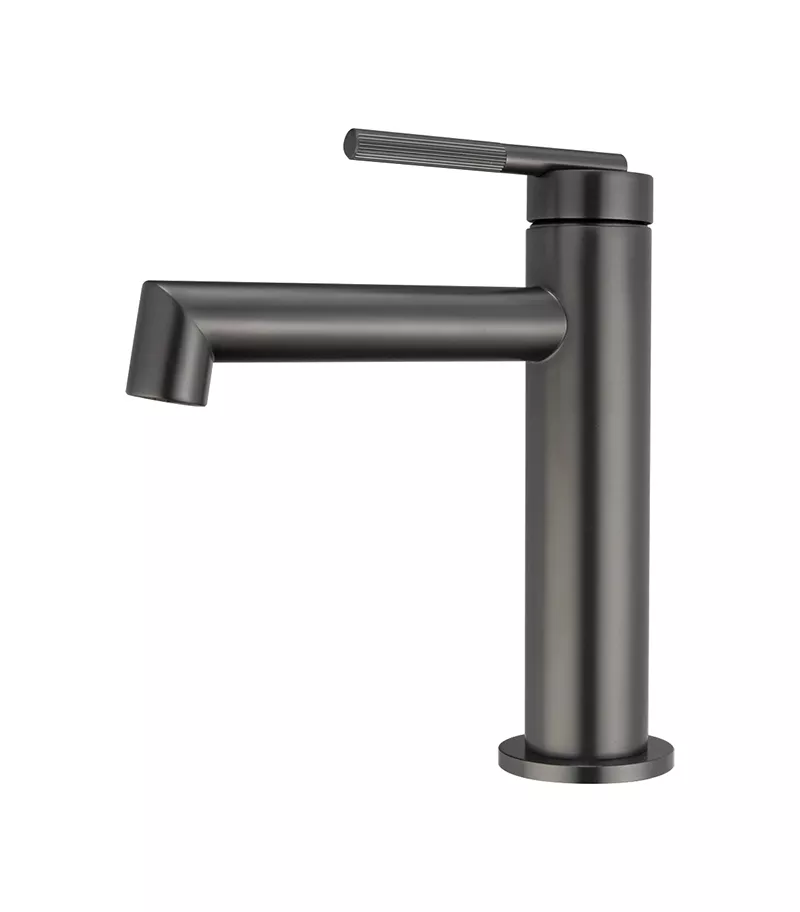 CADDENCE Brushed Gunmetal Grey Basin Mixer