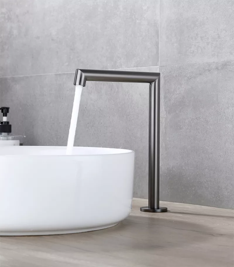 BUGM0242.BM CADDENCE Brushed Nickel Split Type Basin Mixer