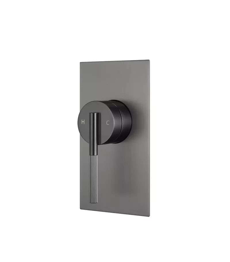 CADDENCE Brushed Gunmetal Grey Wall Mixer