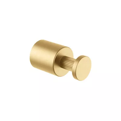 CADDENCE Single Robe Hook - Brushed Brass