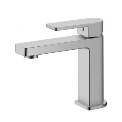 IKON Flores Brushed Nickel Basin Mixer