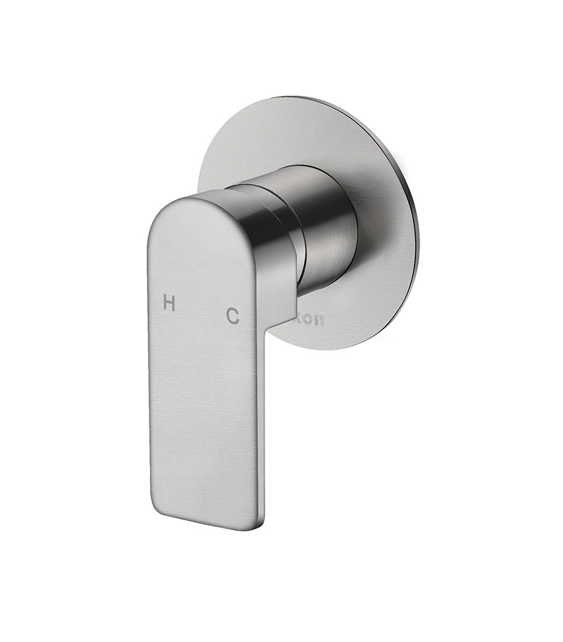 IKON Flores Brushed Nickel Wall Or Shower Mixer