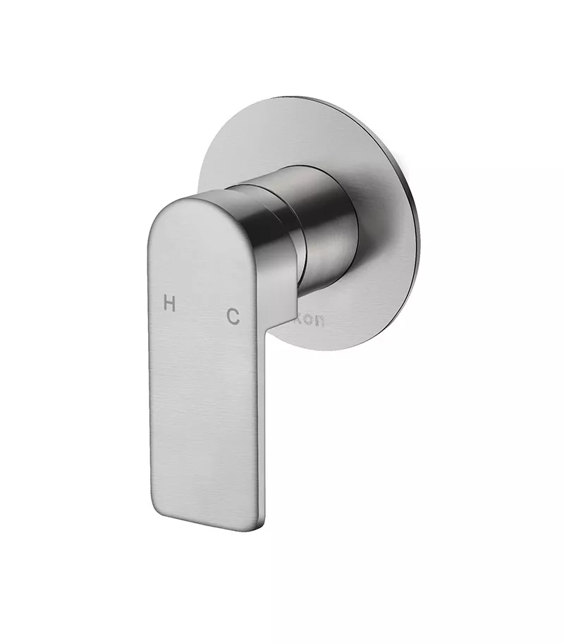 IKON Flores Brushed Nickel Wall Or Shower Mixer