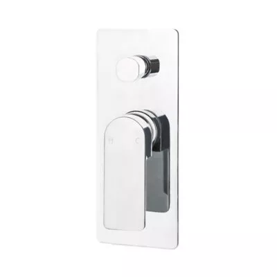 IKON Flores Chrome Wall Or Shower Mixer With Diverter