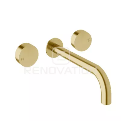 Tana Brushed Gold Bath Tap Set