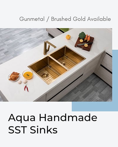 Aqua Handmade Stainless Steel Sinks