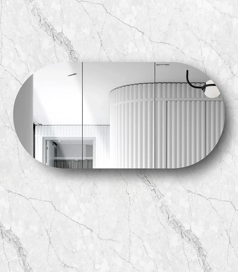 Bondi 1800mm x 900mm White Oak Shaving Cabinet