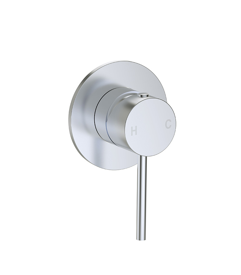 Opus II Chrome Stainless Steel Wall Mixer
