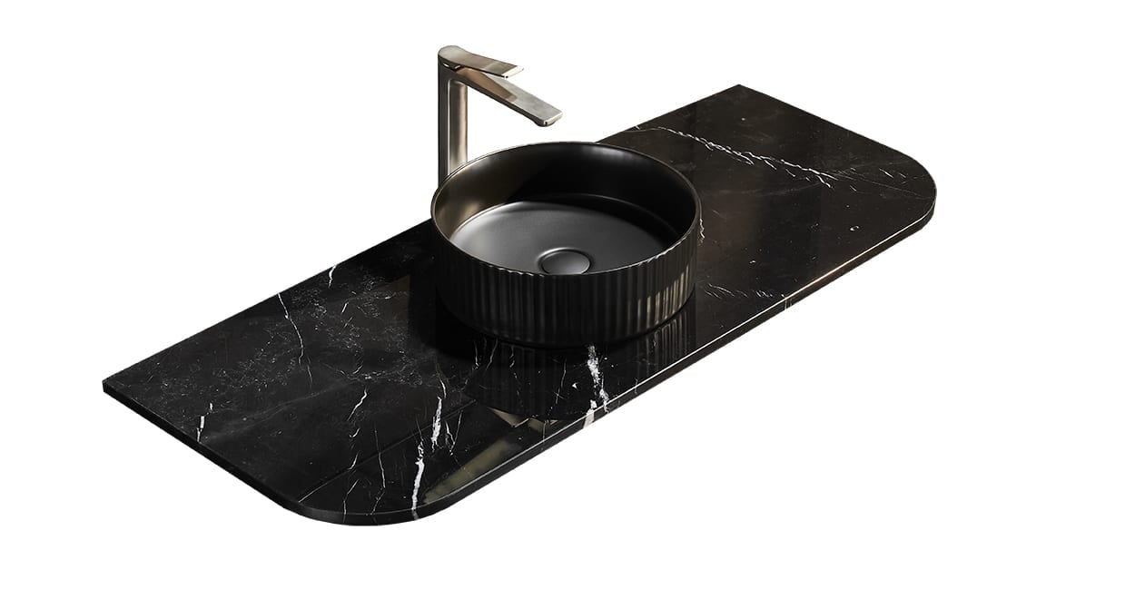 Natural Marble - Nero Marquina 18mm Thickness