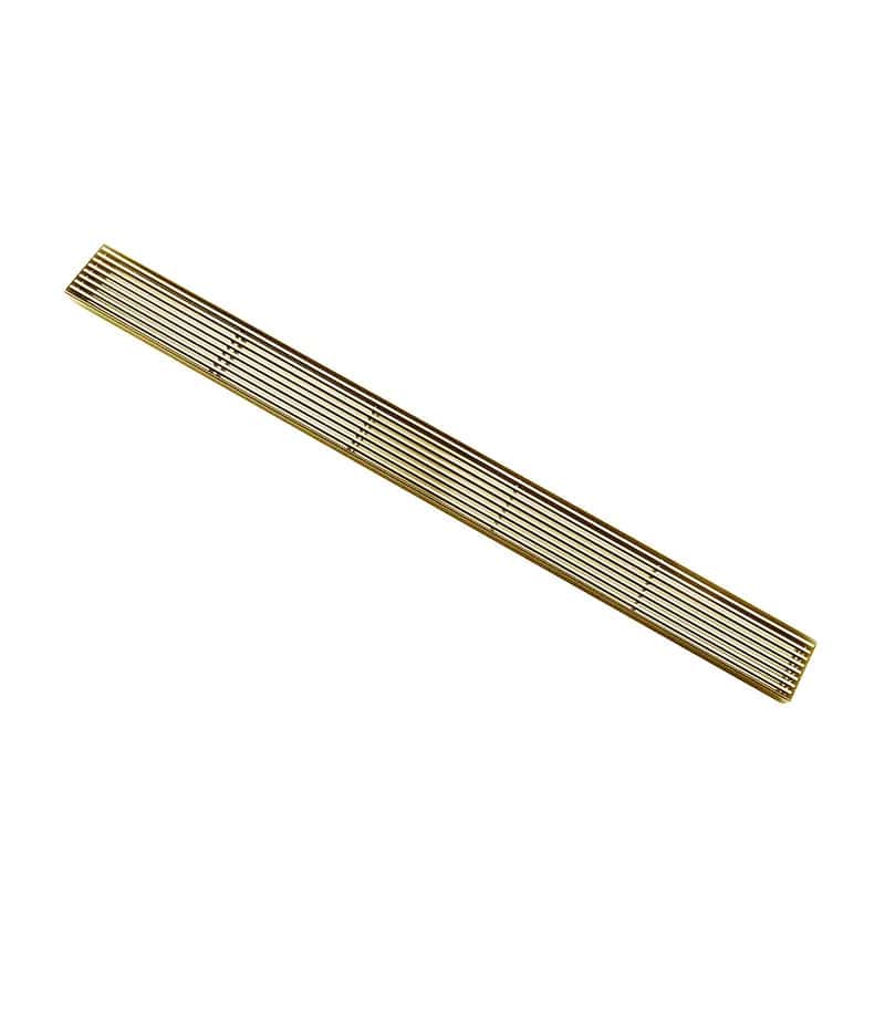 Linear Stainless Steel Gold Floor Grate 600mm to 1200mm