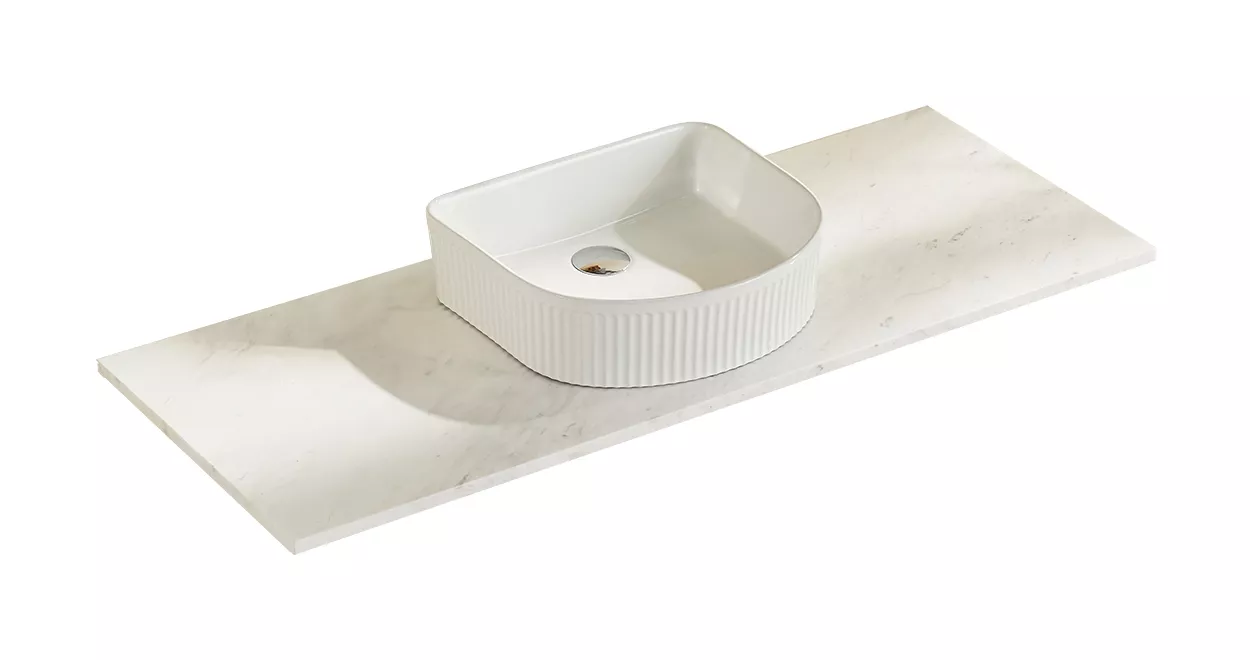 Natural Square Marble - Carrara White 18mm Thickness
