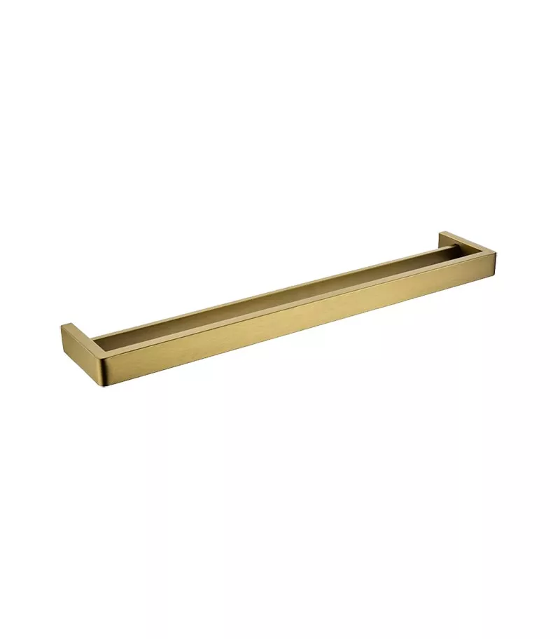 IVANO 600/800mm Brushed Yellow Gold Double Towel Rail