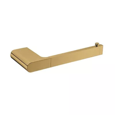 AU Brushed Yellow Gold Toilet Roll Holder