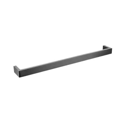 IVANO Single Towel Rail - Gunmetal Grey