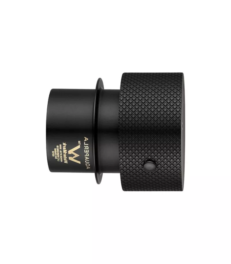 Aqua Progressive Wall Mixer - Matt Black Side