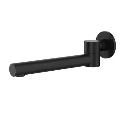 Opus II Swivel Matt Black Basin or Bath Spout