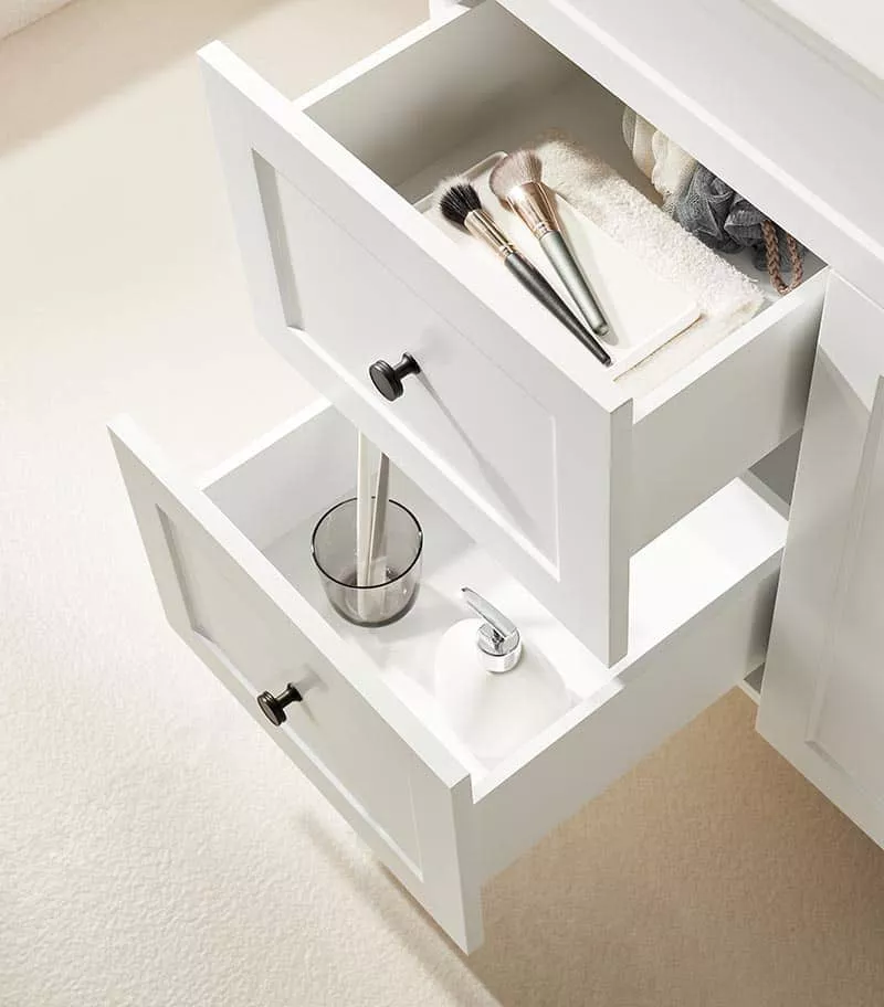 Harrington Matt White 1200mm Single Bowl PVC Freestanding Vanity Drawers Only Harrington Matt White 1200mm Single Bowl PVC Freestanding Vanity Drawers Only