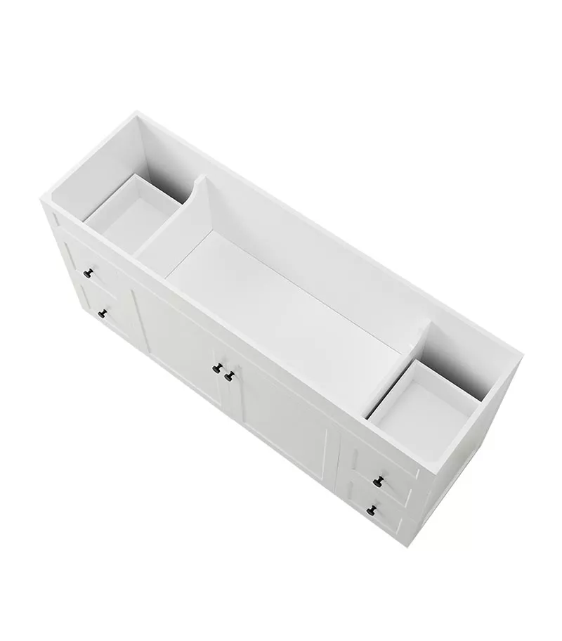 Harrington Matt White 1500mm Single Bowl PVC Freestanding Vanity Cabinet Only Harrington Matt White 1500mm Single Bowl PVC Freestanding Vanity Cabinet Only