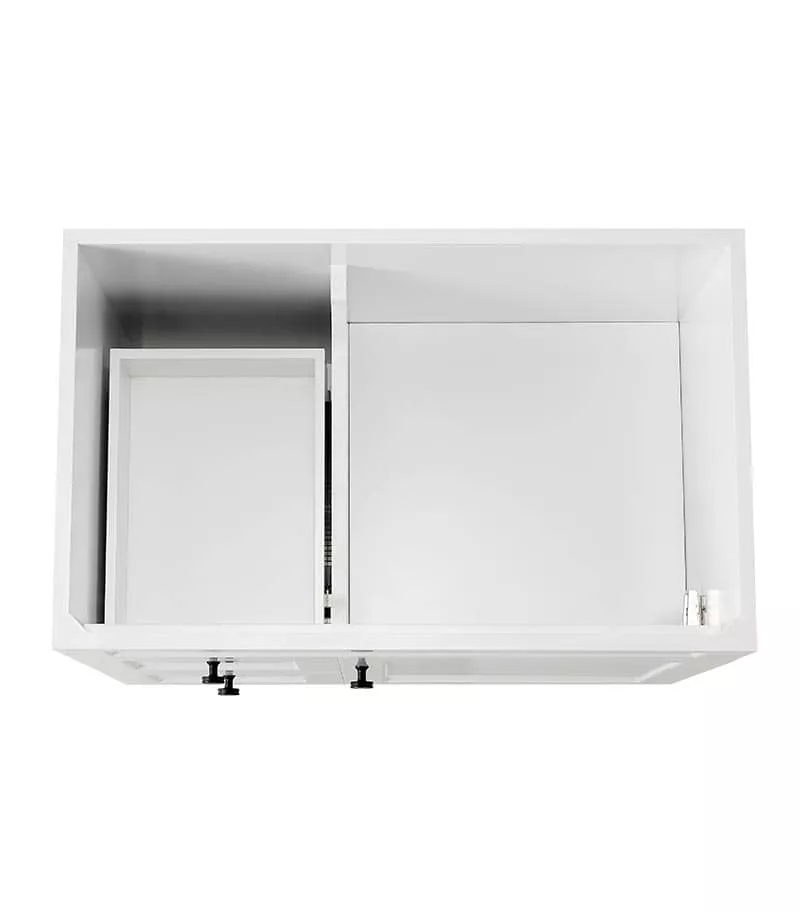 Harrington Matt White 750mm PVC Freestanding Vanity Cabint Topview Harrington Matt White 750mm PVC Freestanding Vanity Cabint Topview