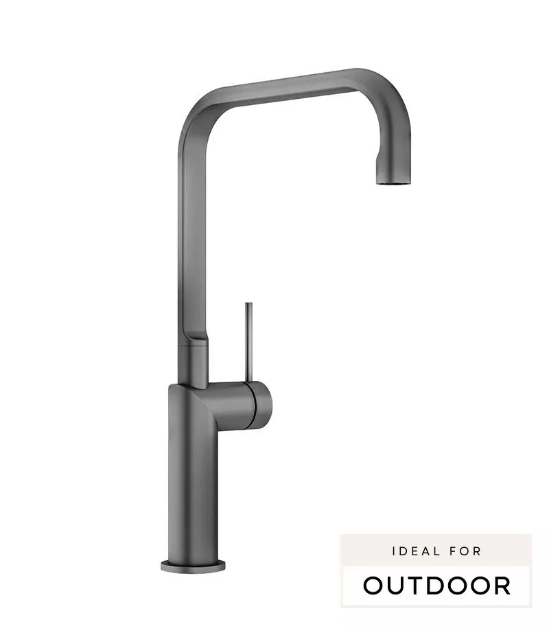 Elle 316 Stainless Steel Sink Mixer - Gunmetal Gey