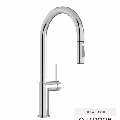 Elle 316 Stainless Steel Pull-out Sink Mixer - Chrome