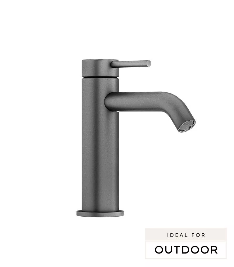 Elle 316 Stainless Steel Basin Mixer - Gunmetal Grey