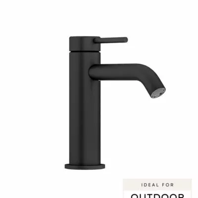 Elle 316 Stainless Steel Basin Mixer - Matt Black