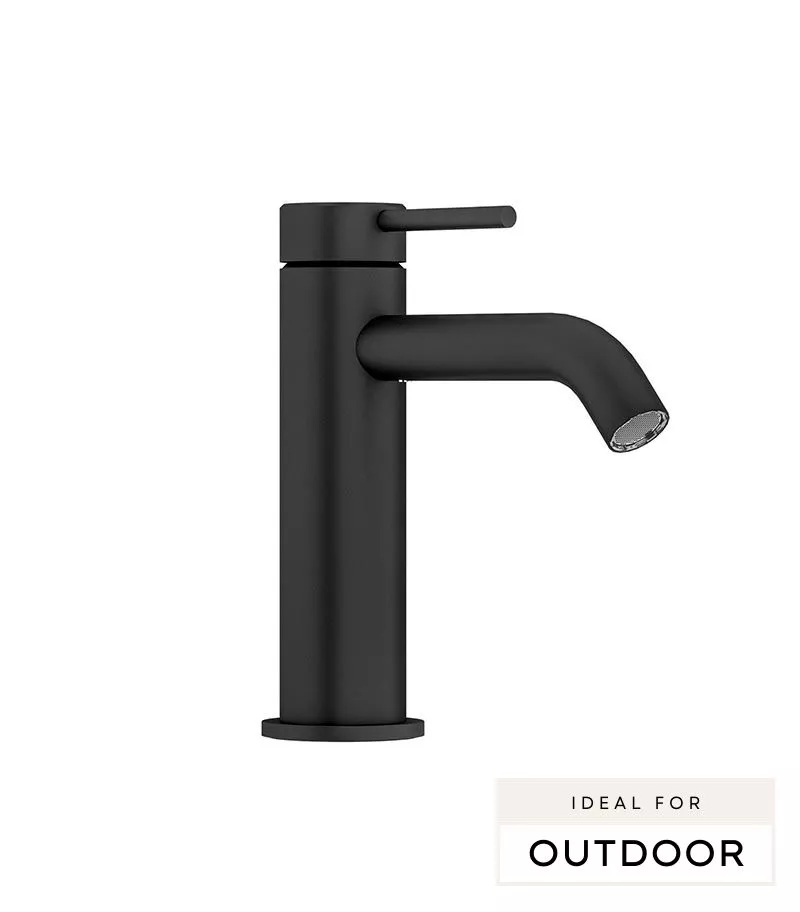 Elle 316 Stainless Steel Basin Mixer - Matt Black