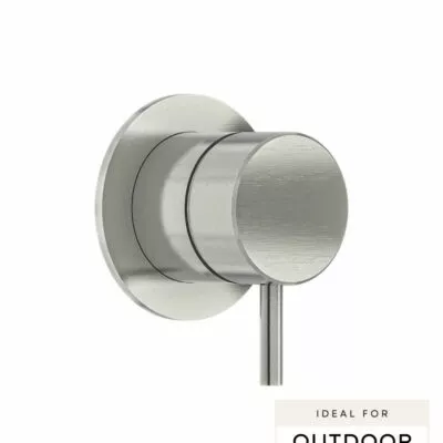 Elle 316 Stainless Steel Wall Mixer - Brushed Stainless