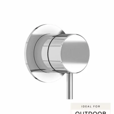 Elle 316 Stainless Steel Wall Mixer - Chrome