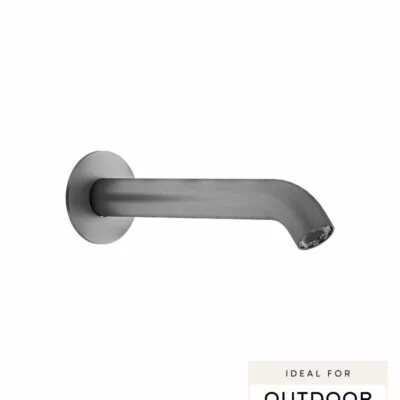 Elle 316 Stainless Steel Wall Spout - Gunmetal Grey