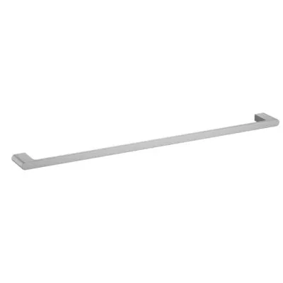 Cora Single Towel Rail - Brushed Nickel