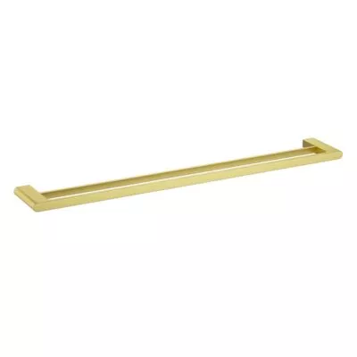 Cora Double Towel Rail – Brushed Gold