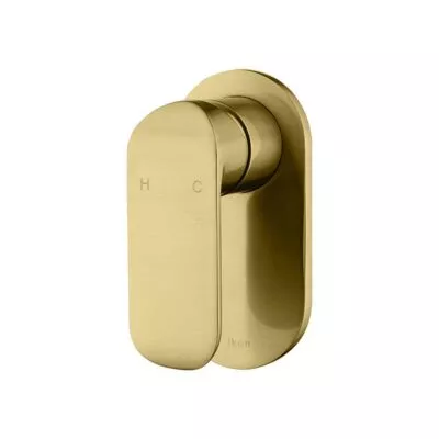 IKON Kara Brushed Gold Wall Mixer