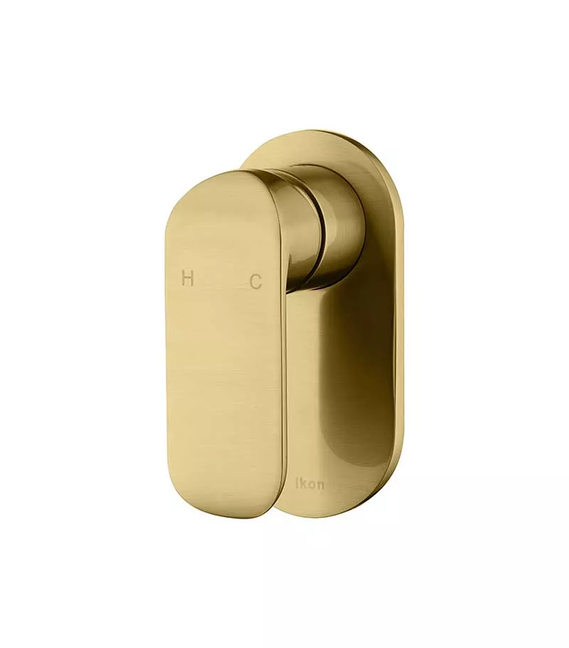 IKON Kara Brushed Gold Wall Mixer