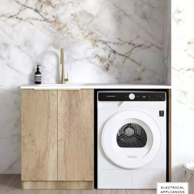 Bondi Base Cabinet Laundry Set 1300mm - Natural Oak