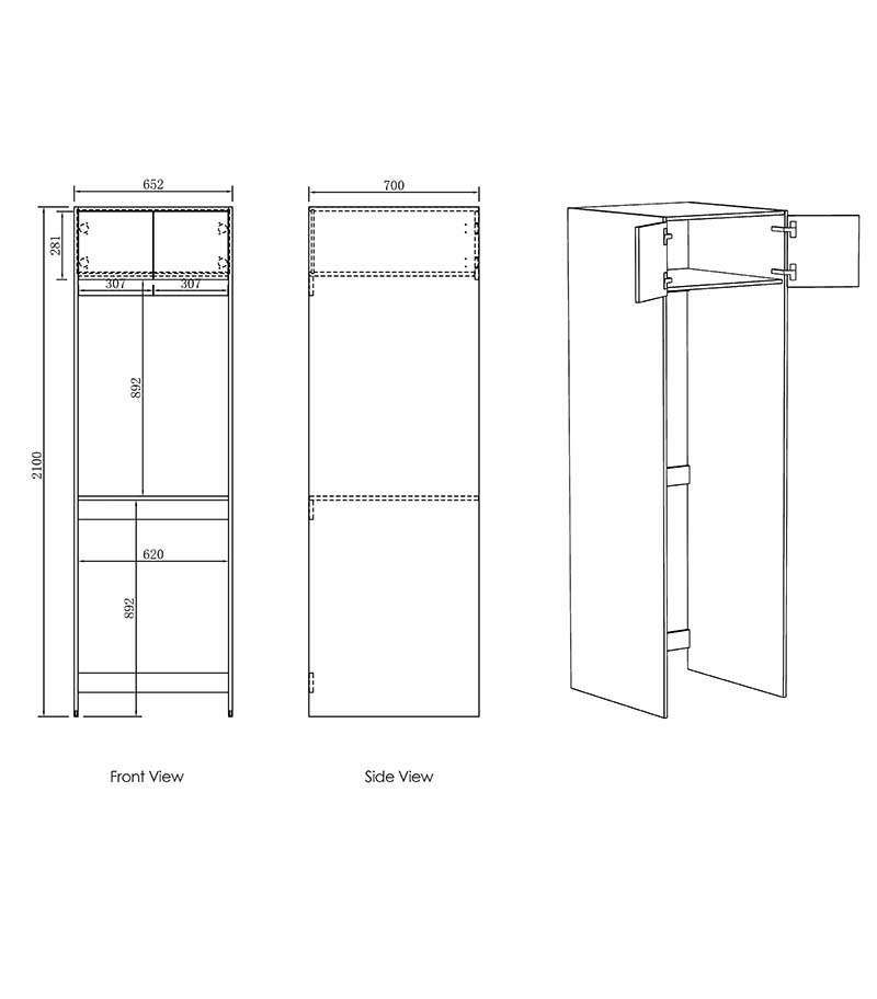 Washing Machine Laundry Cabinet Specification