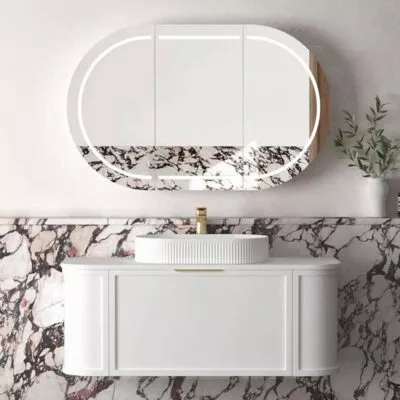 Hampshire 1200mm Wall Hung Vanity - Satin White