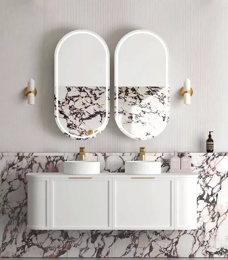 Hampshire 1500mm Wall Hung Vanity - Satin White