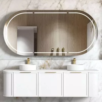 Hampshire 1800mm Wall Hung Vanity - Satin White