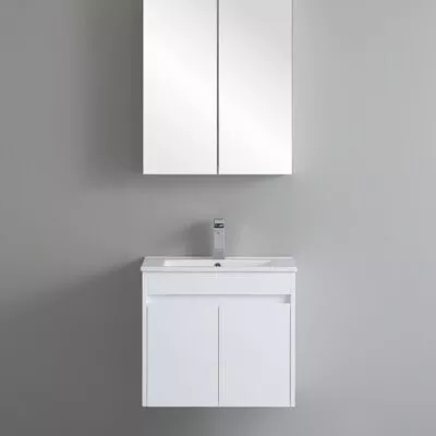 Bexley 600mm Wall Hung Vanity - Gloss White