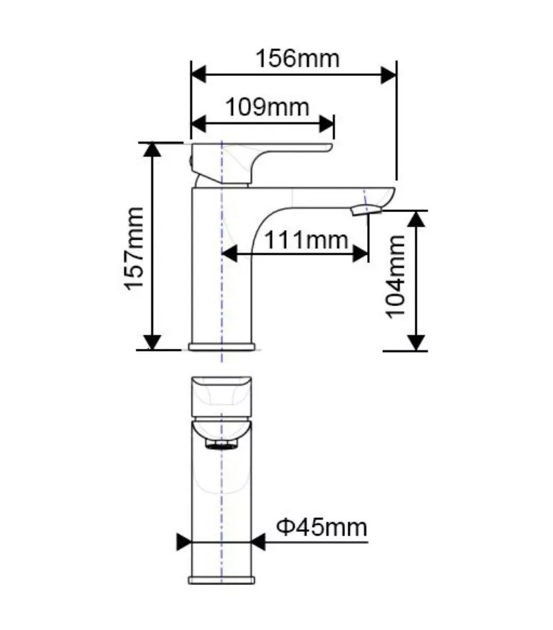 Luxus Basin Mixer Specification Luxus Basin Mixer Specification