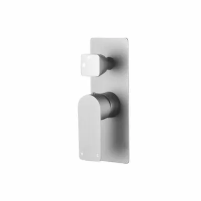 Luxus Wall/Shower Mixer With Diverter - Brushed Nickel