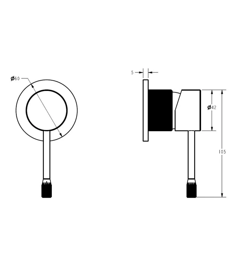 IKON Linie Wall Mixer Specification