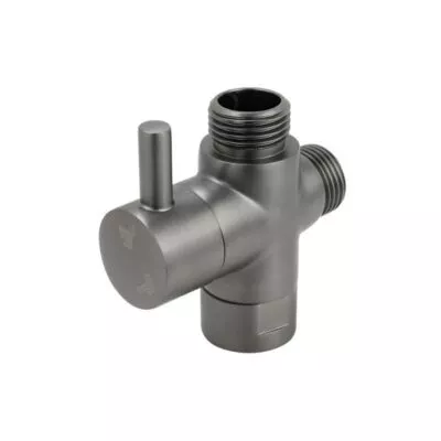 Aqua Toilet Bidet Spray Diverter - Gunmetal Grey