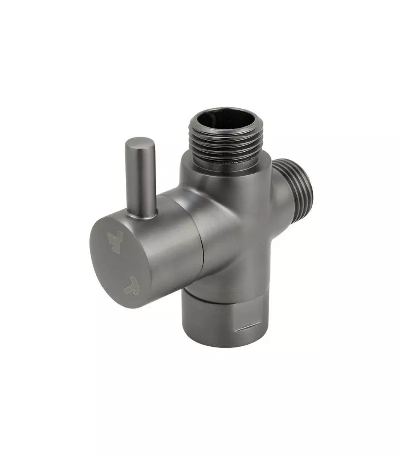 Aqua Toilet Bidet Spray Diverter - Gunmetal Grey